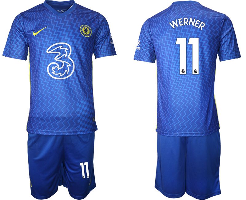 Men 2021-2022 Club Chelsea FC home blue #11 Nike Soccer Jersey